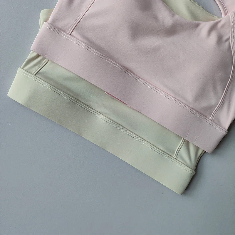 Beautiful Back Sports Underwear Shock-proof Running Anti-sagging Yoga Bra High-intensity Training Top Fitness Clothing Vest