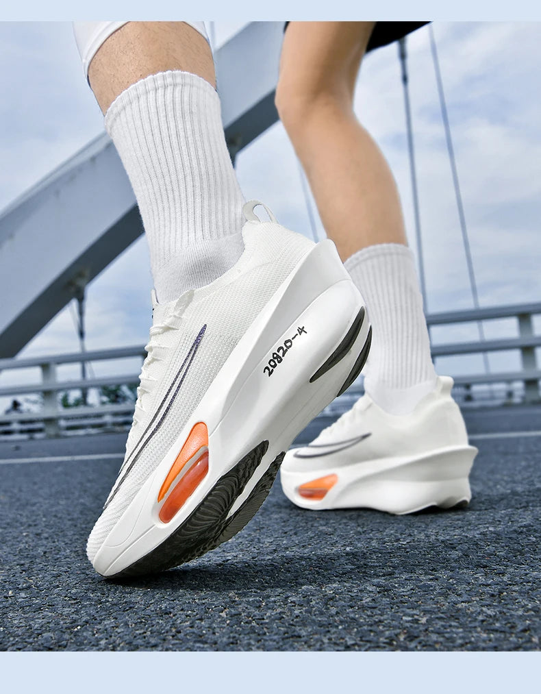Luftpolster-Laufschuhe, Marathon-Spezialität, Herren, Sport, atmungsaktiv, leicht, Damen, bequem, sportlich, rutschfest