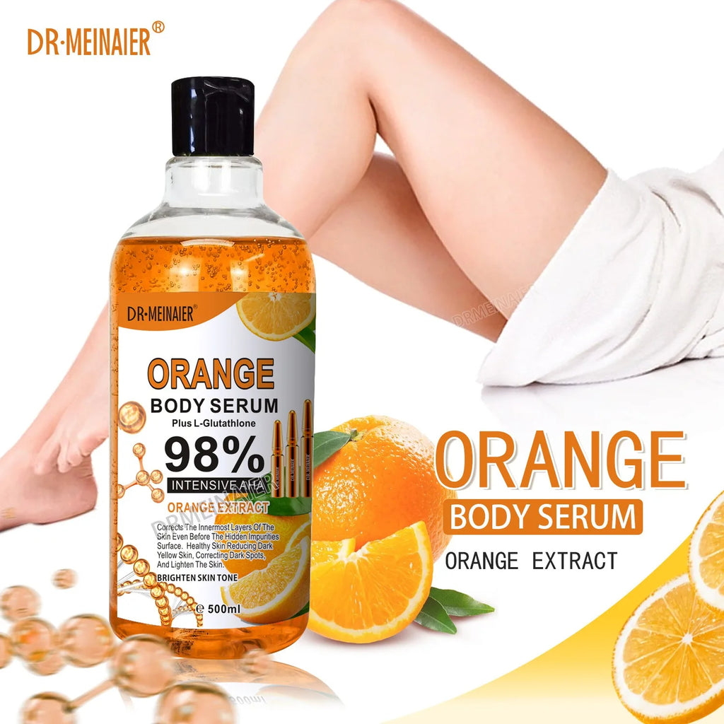 500 ml Hyaluronsäure-Gesichts- und Körperserum mit Vitamin C, Nikotinamid und AHA-Aufhellung, feuchtigkeitsspendend, fleckenkorrigierende Hautpflege