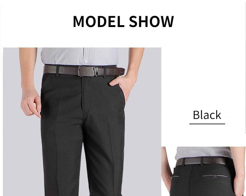 Hohe Qualität männer Anzug Hosen Klassische Sommer Frühling Hosen Hohe Taille Herbst Hosen Business Casual Hose Dropshipping Gozbkf