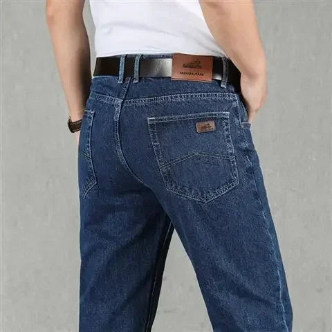 Jeans für Herren, Arbeitskleidung, Herren-Cowboy-Hose, 2022, modische Hose, hochwertig, original, klassisch, gerade, mit Taschen, neu in Baggy