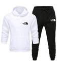Herbst und Winter neues Herren-Sportbekleidungsset, modisches Outdoor-Herren- und Damen-Kapuzenpullover und Hose, 2-teiliges Set