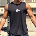 Sommer Neue Trend männer Pullover Rundhals Mesh Bottom Shirt Sport Fitness Schwimmen Lauf Shirt Ärmellose Weste Schnell Trocknend