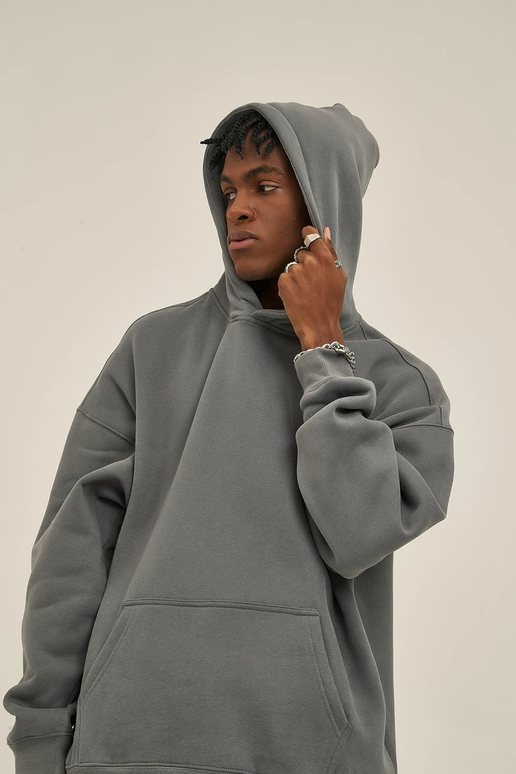 Loose fleece sweater