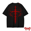 High Street Baumwolle Gym T-Shirt Spinnennetz Flamme Grafik Unisex Workout Top Feuchtigkeitstransport Bestseller Street Fashion Trend