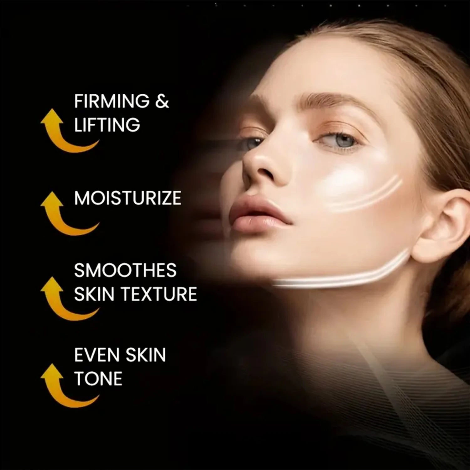 Bee Venom Instant Facial Lifting Cream strafft und strafft die Haut, glättet die Haut |     Alkoholfrei, mit Hyaluronsäure, geeignet für alle Hauttypen