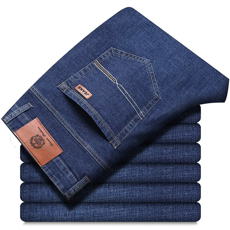 Neue Männer Klassische Jeans Jean Homme Pantalones Hombre Männer Mannen Weiche Schwarz Biker Masculino Denim Overalls Herren Hosen Größe 32-38