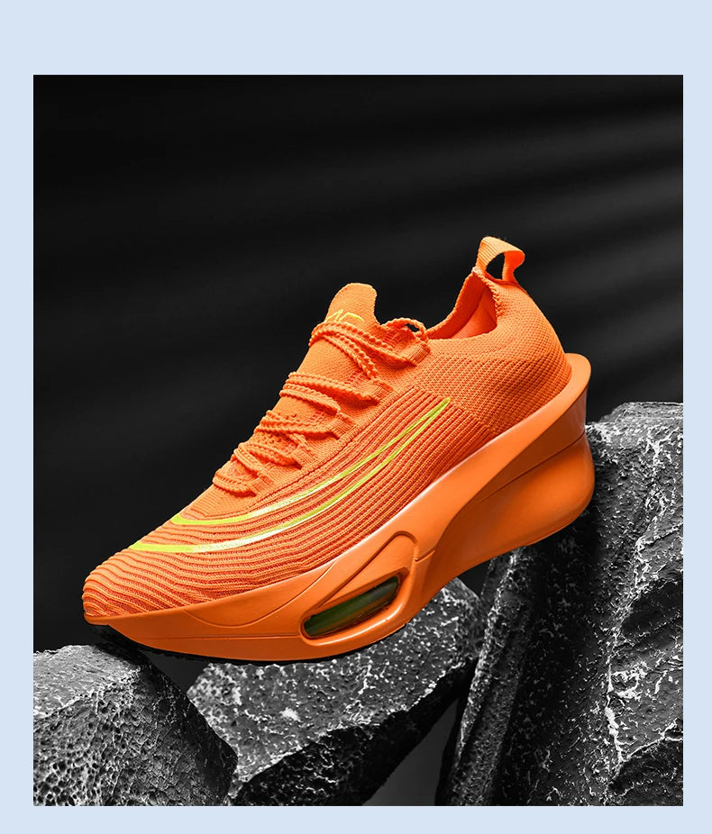 Luftpolster-Laufschuhe, Marathon-Spezialität, Herren, Sport, atmungsaktiv, leicht, Damen, bequem, sportlich, rutschfest