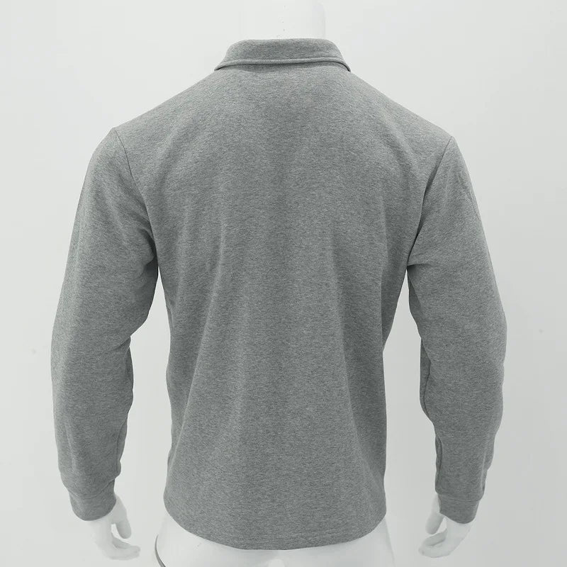 Winter European and American cross-border casual men's clothing fleece lapel European and American single-breasted slim jacket