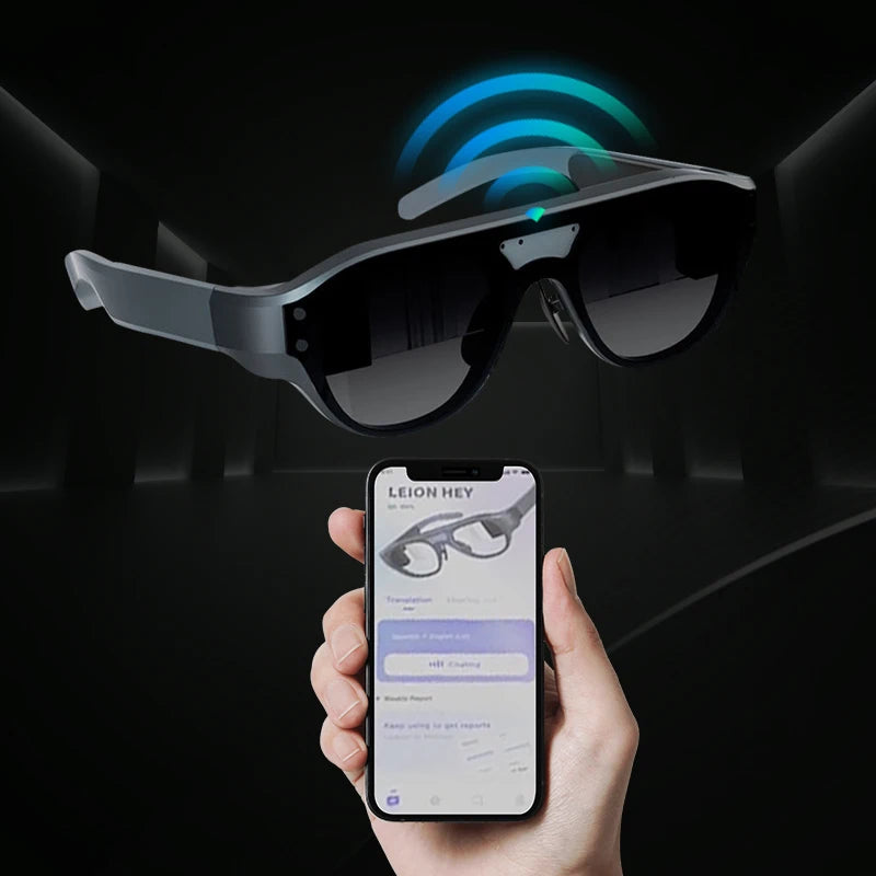Virtual Reality Smart Glasses Multiple Languages Web Meeting Multifunctional Enhanced Hearing-Aid Instant Translation Ar Glasses