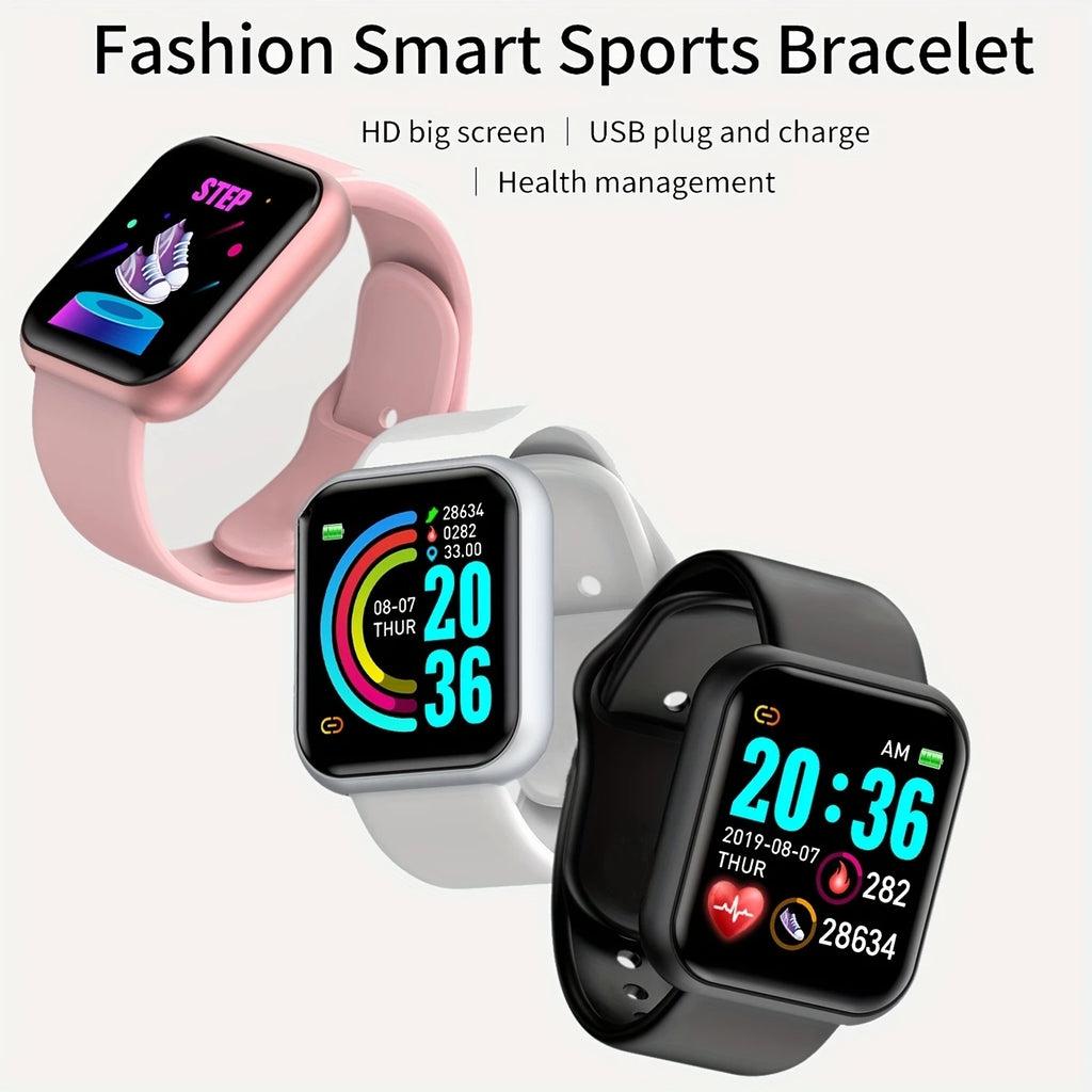 Smartwatch Männer Frauen Armbanduhren Smart Uhr Nachricht Fitness Monitor Armband Geburtstag Geschenk Elektronische Uhr Für Android IOS