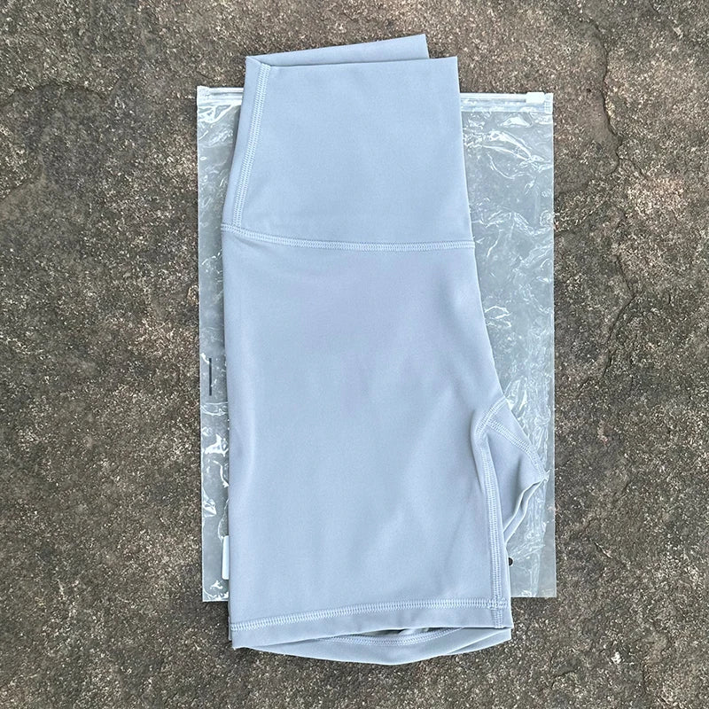Frauen Sport Biker Shorts Frauen Nackt Gefühl Hohe Taille Yoga Shorts Push-Up Fitness Leggings Bauch-steuer Yoga Dünne Shorts