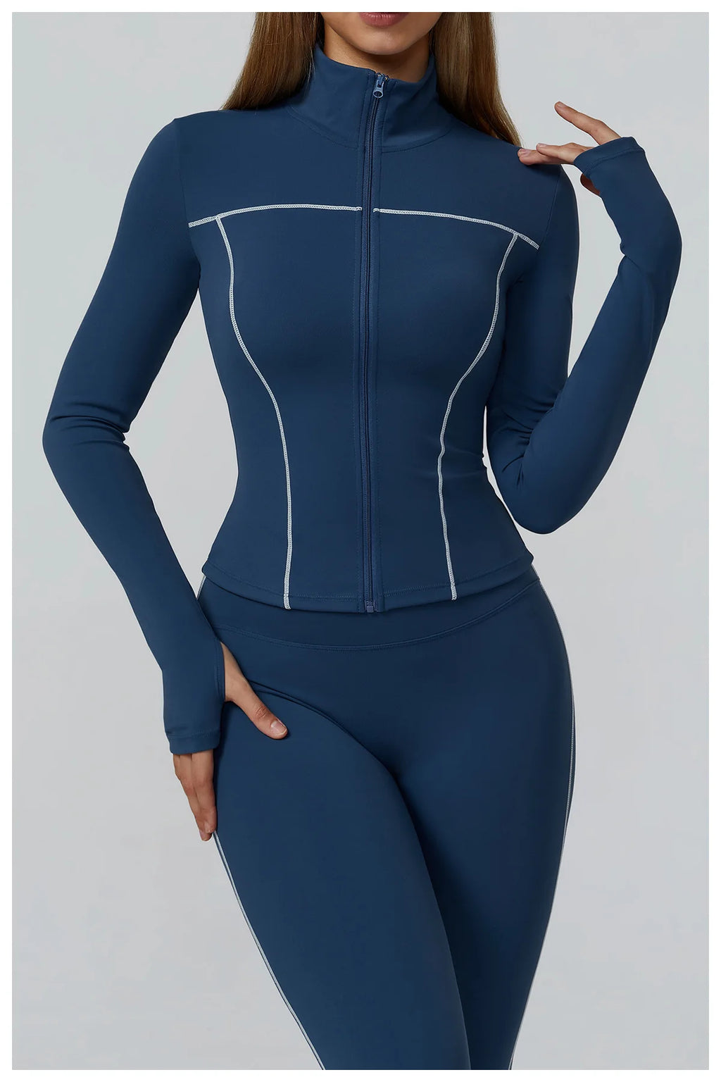 Yoga Kleidung Frauen Sport Jacke Laufen Langarm Shirt Sport Jacken Top Workout Mantel Gym Training Kleidung Workout Yoga Top