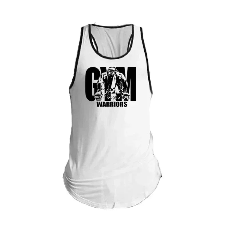 Herren Fitness Workout Muskel Tank Tops Gym Bodybuilding Laufen Slim Fit Sport Shirts Sommer Atmungsaktive ärmellose Baumwollwesten