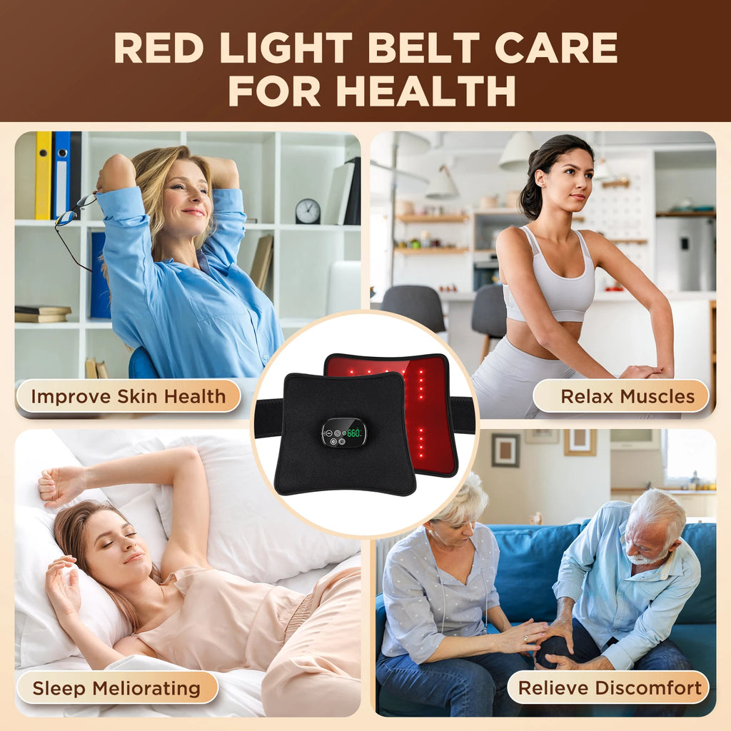 Electric Infrared Knee Pad Re Light Heating Vibration Massager for Back and Waist Thermal Leg Knee Joint Support Brace Wireless
