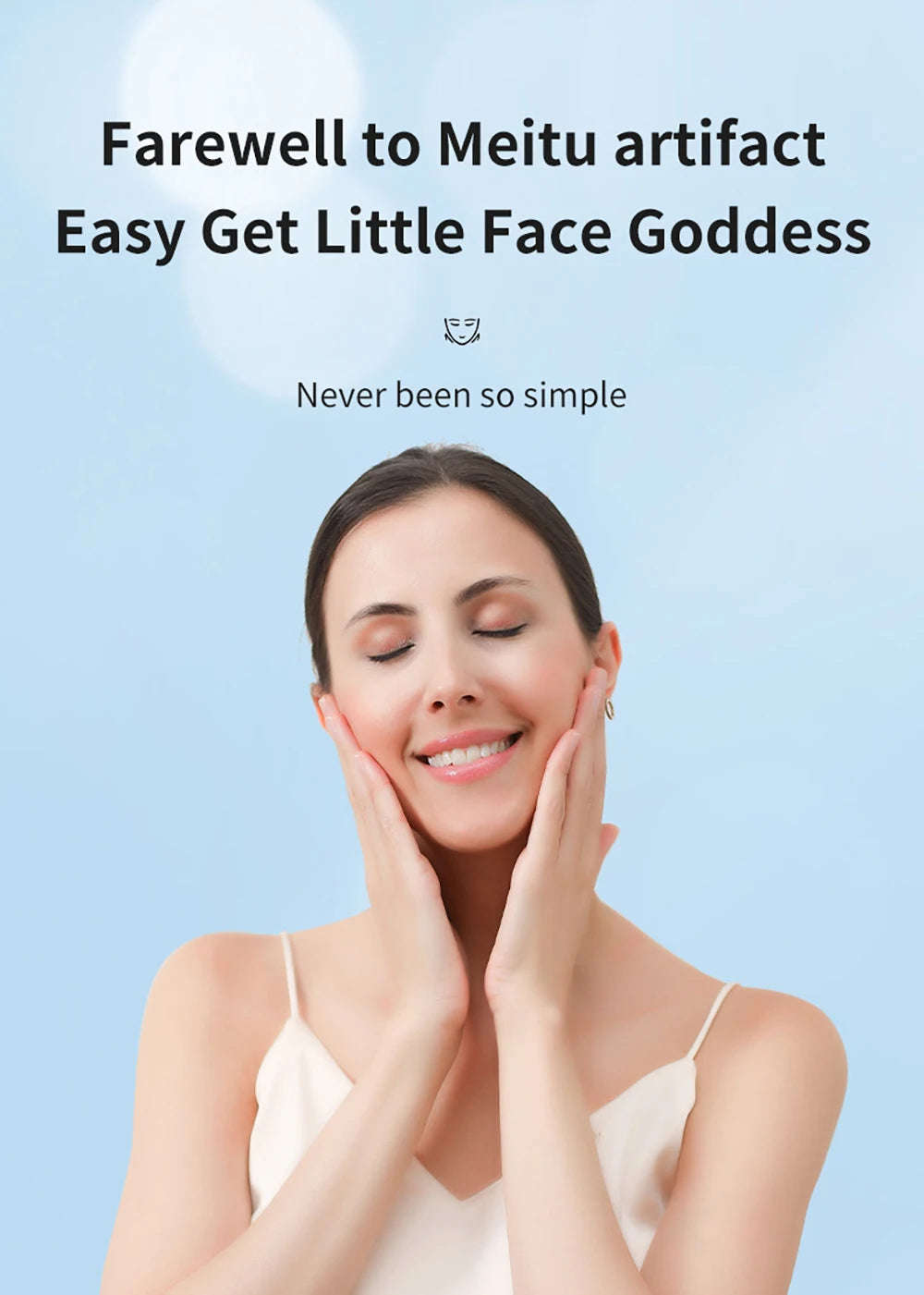 EMS Face Lifting Massagegerät Anti-Falten Straffendes Gesichtsmassagegerät V-Face Lift Gerät Mikrostromentferner Doppelkinn Hautpflege