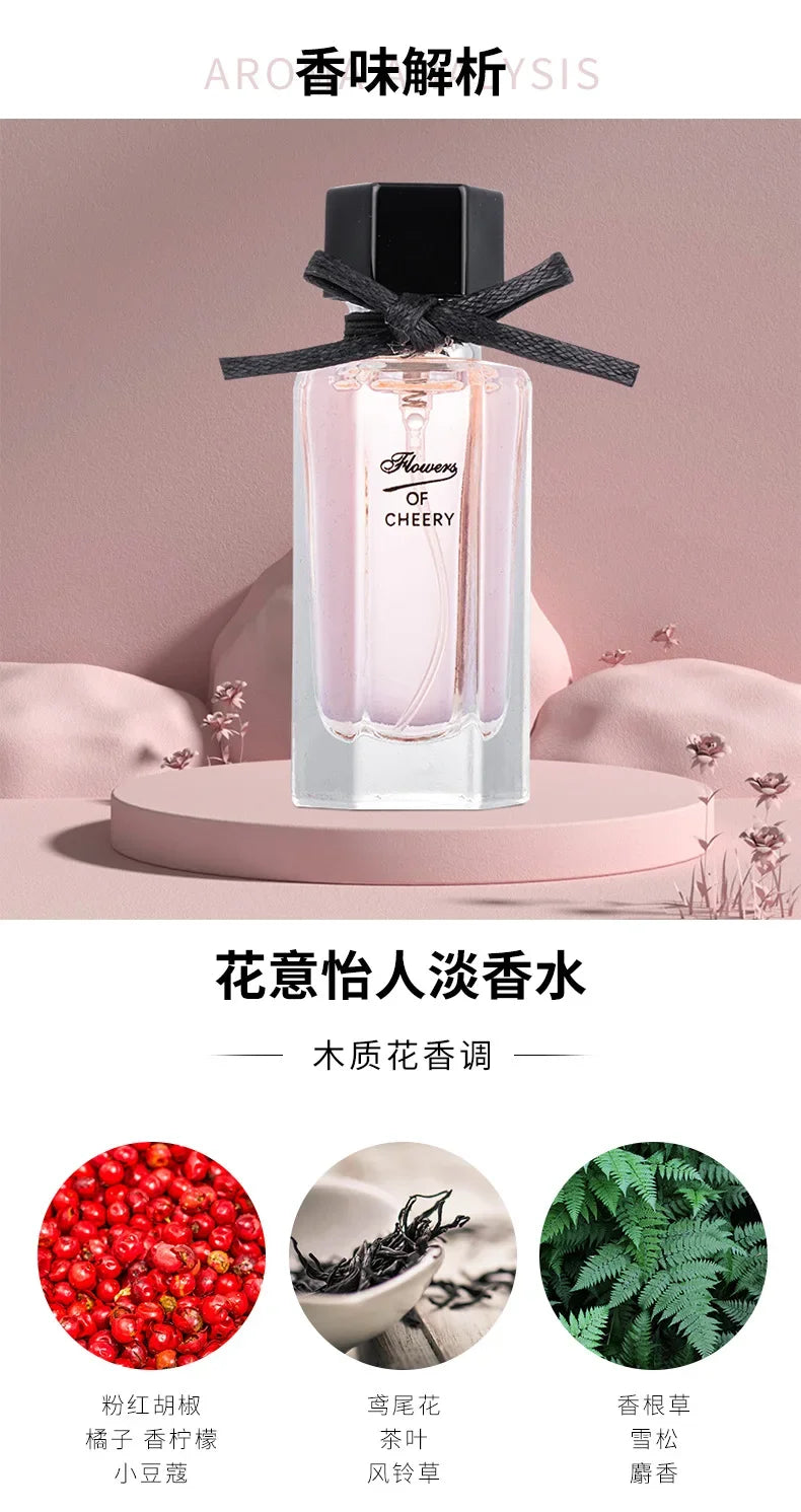 Damen-Parfüm-Geschenkset, frischer, eleganter und anhaltender Duft, Eau de Toilette, florales Luxus-Dating-Geschenk, lockt Aufmerksamkeit an