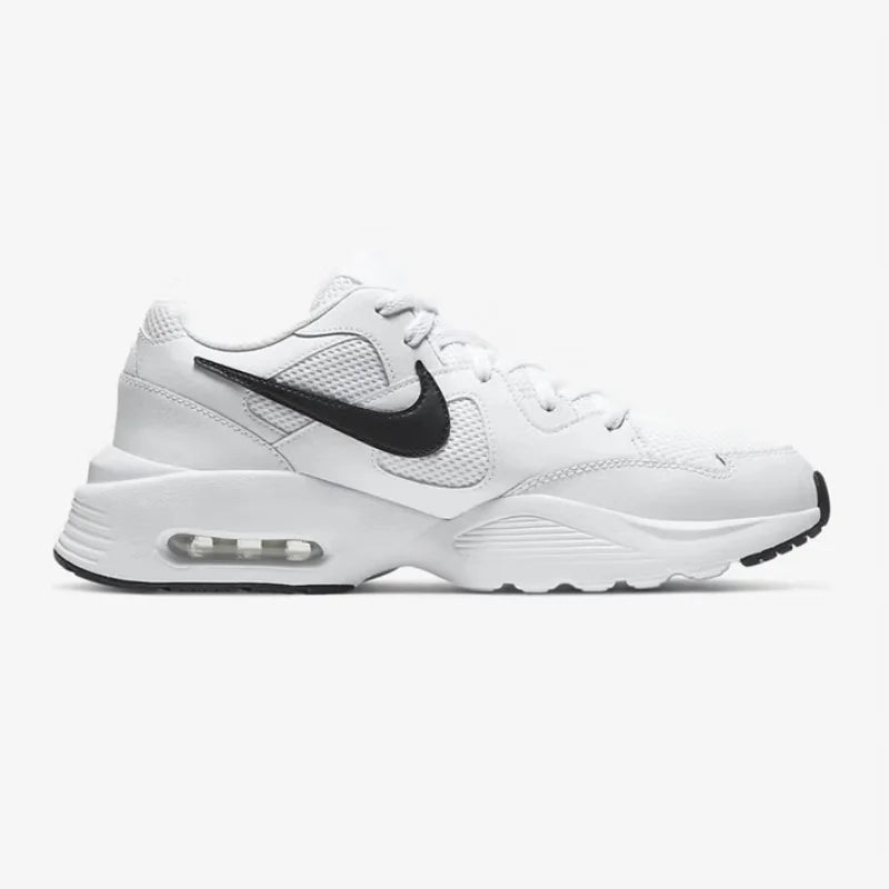 Nike's neue Air-Cushion Cushioning-Wander- und Fitness-Laufschuhe für Herren, leicht und bequem, mit mehrlagigem Obermaterial, geeignet für tägliche Reisen und Sportarten, Air Max Fusion, modische und vielseitige weiße Re