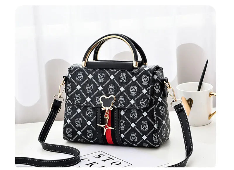 Neue Umhängetasche Damen Tasche Tote Luxus Designer Handtasche Damen Handtaschen Leder Bedrucktes Monogramm Einzelschulter Straddle Bag