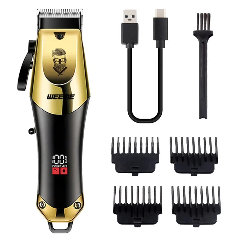 Vintage T9 Maschine elektrische professionelle Haarschneidemaschine Bartschneidemaschine wiederaufladbare Herren Rasierer Haarschneider Kit Freund Geschenk