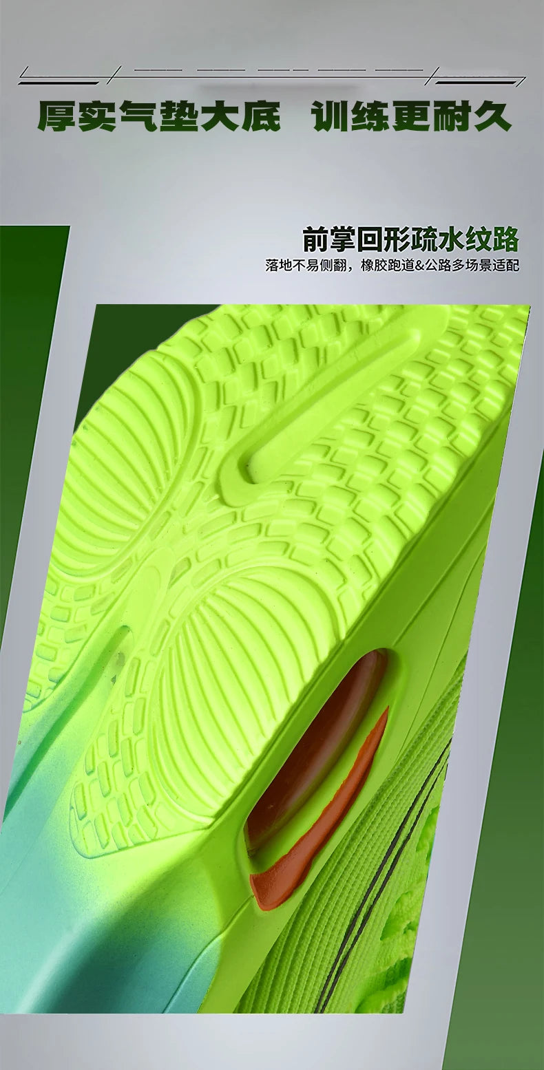 Luftpolster-Laufschuhe, Marathon-Spezialität, Herren, Sport, atmungsaktiv, leicht, Damen, bequem, sportlich, rutschfest