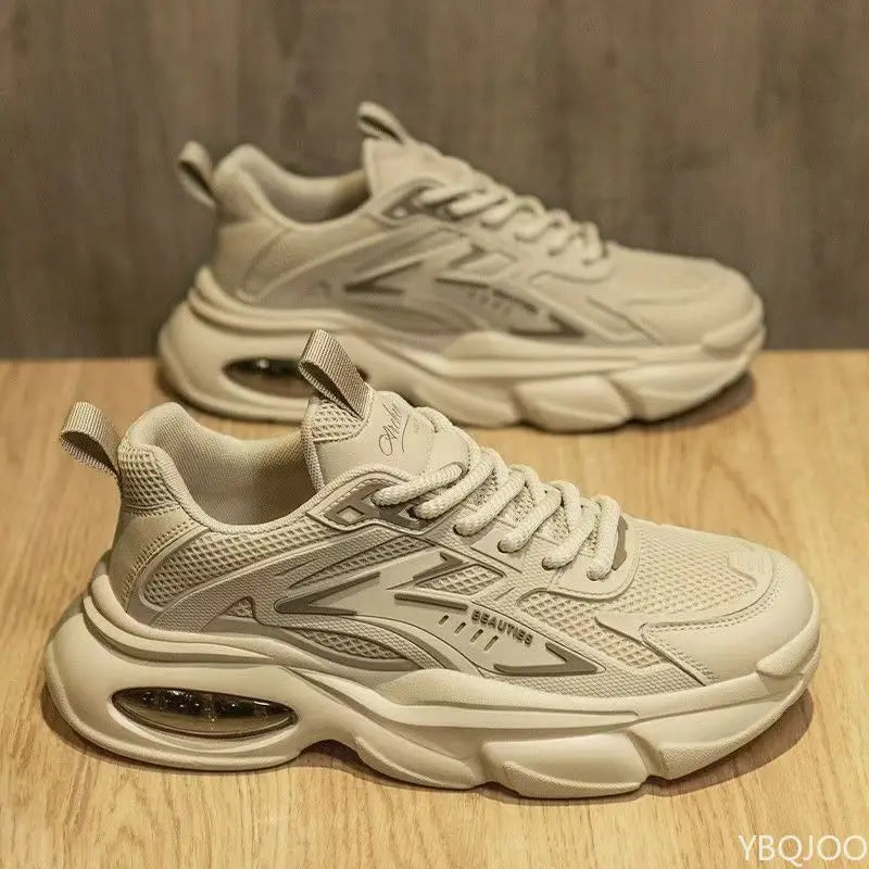 Modische, vielseitige Frühlings-Herbst-neue explosive Herrenschuhe mit dicken Sohlen, lässige, bequeme, höhenvergrößernde Sportschuhe