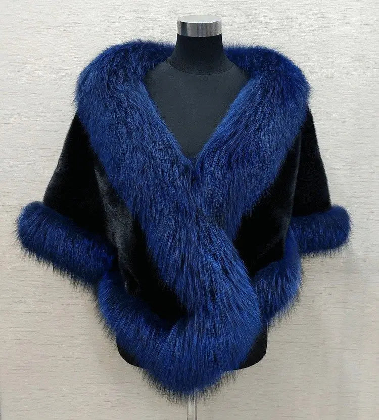 Weißer Pelzschal Damenjacke Herbst Winter Faux Nerz Fuchspelzkleid Cheongsam Mantel Mäntel Neu 2026 verdicken warme kurze Oberbekleidung