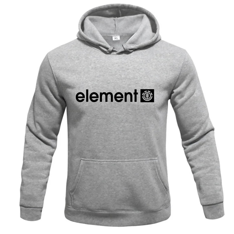 Frühling Herbst männer Hoodies Fleece Druck Sweatshirts Lose Beiläufige Mit Kapuze Pullover Männlich Outdoor Sportwear Langarm Tops