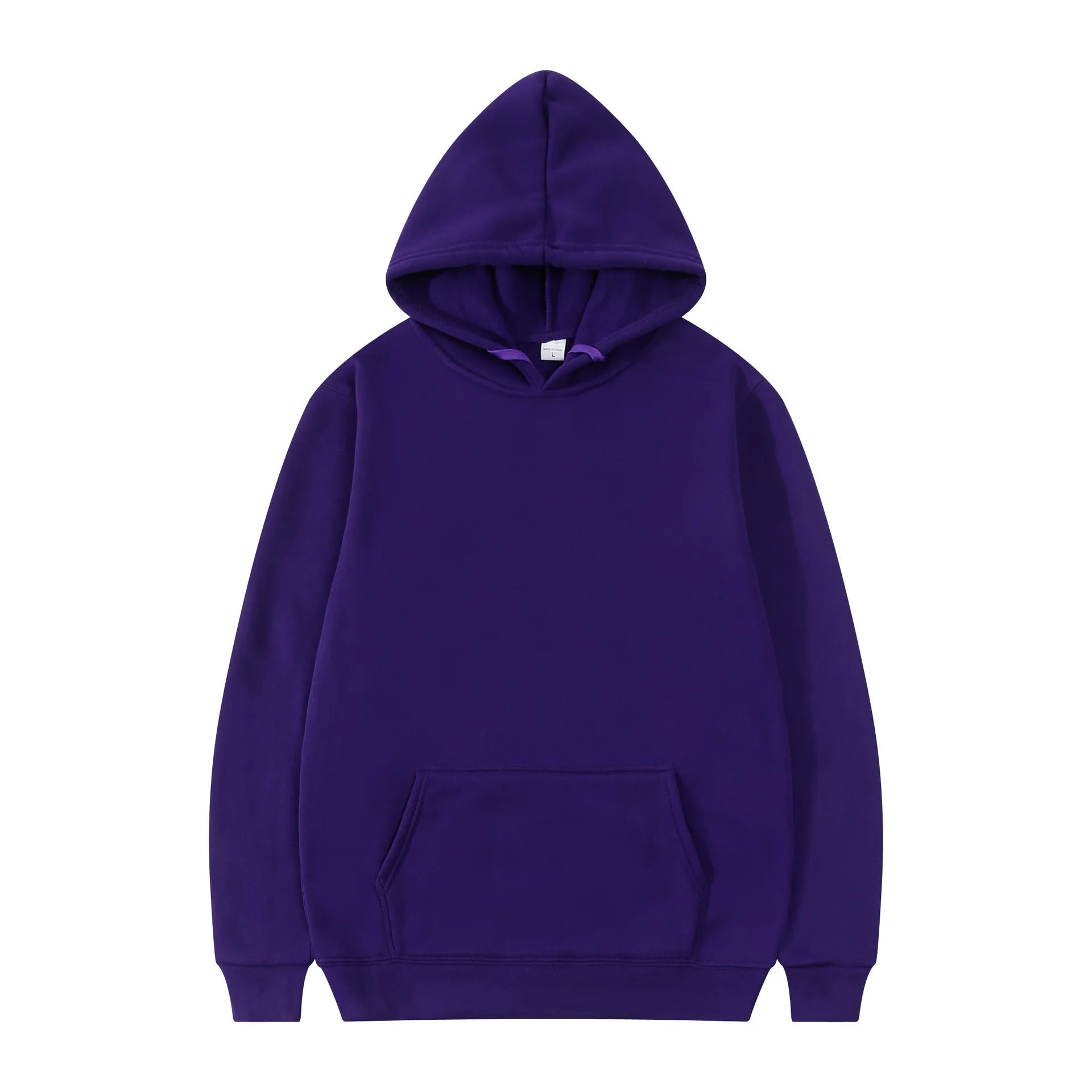 Herren Street Fashion Hoodie, lässiger Sweatshirt, einfarbiger Kapuzenpullover für Männer