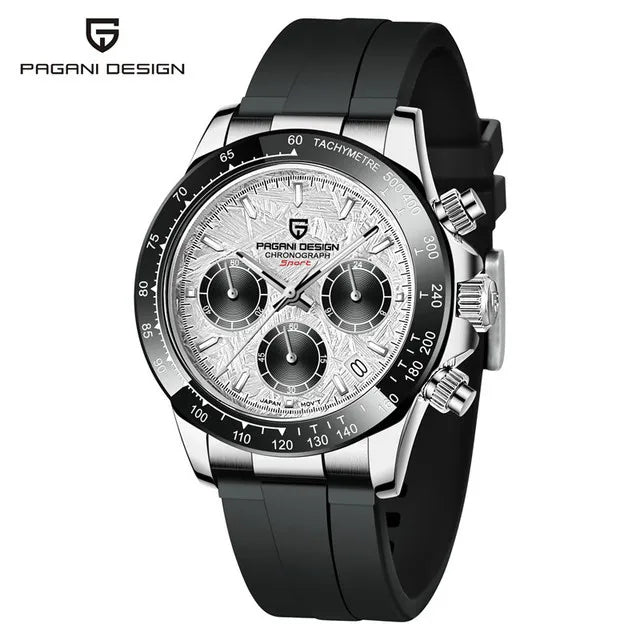 40mm Neue V2 PAGANI DESIGN männer Quarz Uhren Sapphire Retro Chronograph Edelstahl Wasserdichte Uhr Männer Relogio Masculino