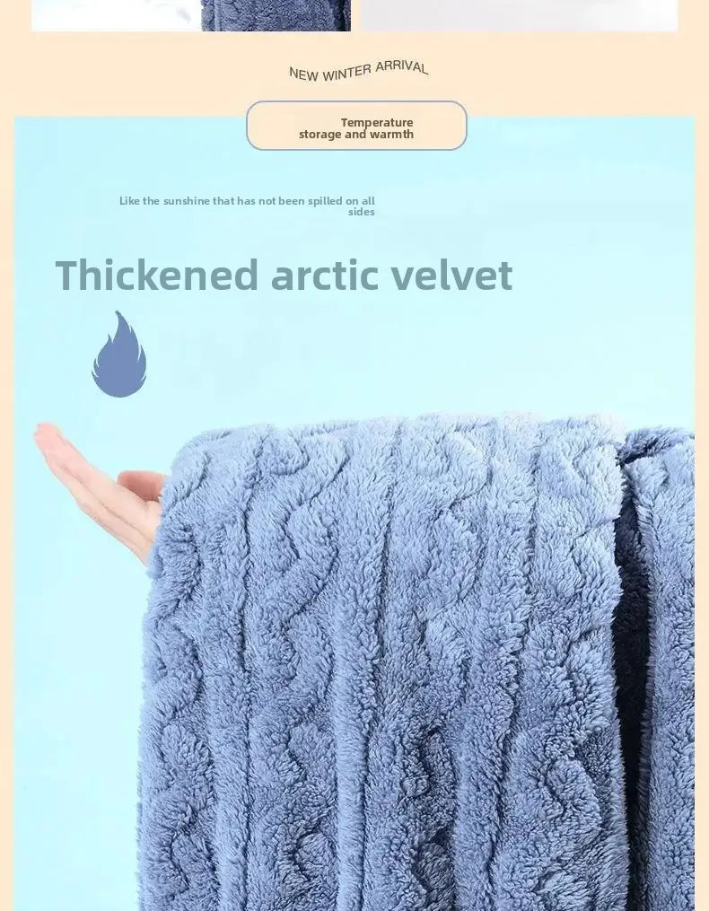 Verdickte Korallen Fleece Pyjama Set frauen Winter Hause Kleidung Nachtwäsche Samt Material Warme Gemütliche Winter Neue Ankunft