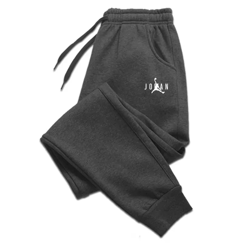 Herbst Winter Herren Jogginghose mit Kordelzug Lässige Fleece-Sweathose Workout Lauf Fitness Sport Trainingshose Sportbekleidung
