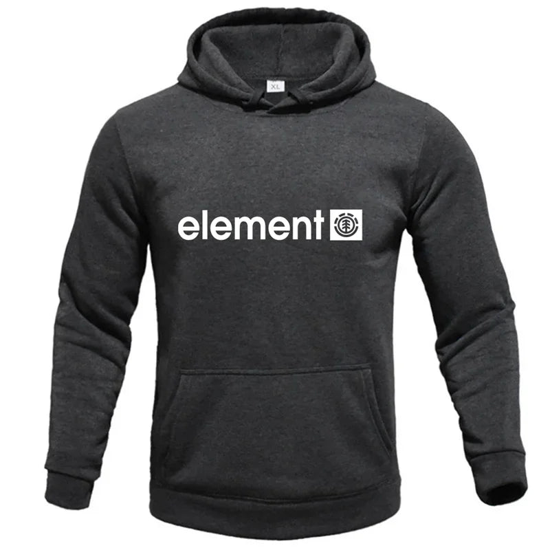 Frühling Herbst männer Hoodies Fleece Druck Sweatshirts Lose Beiläufige Mit Kapuze Pullover Männlich Outdoor Sportwear Langarm Tops