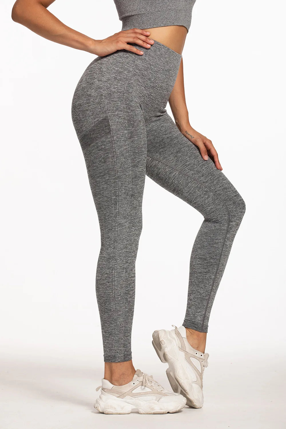 Frauen Nahtlose Workout Leggings Hohe Taille Push-Up-Leggings Damen Sexy Gym Legging Mode Schwarz Sport Leggings
