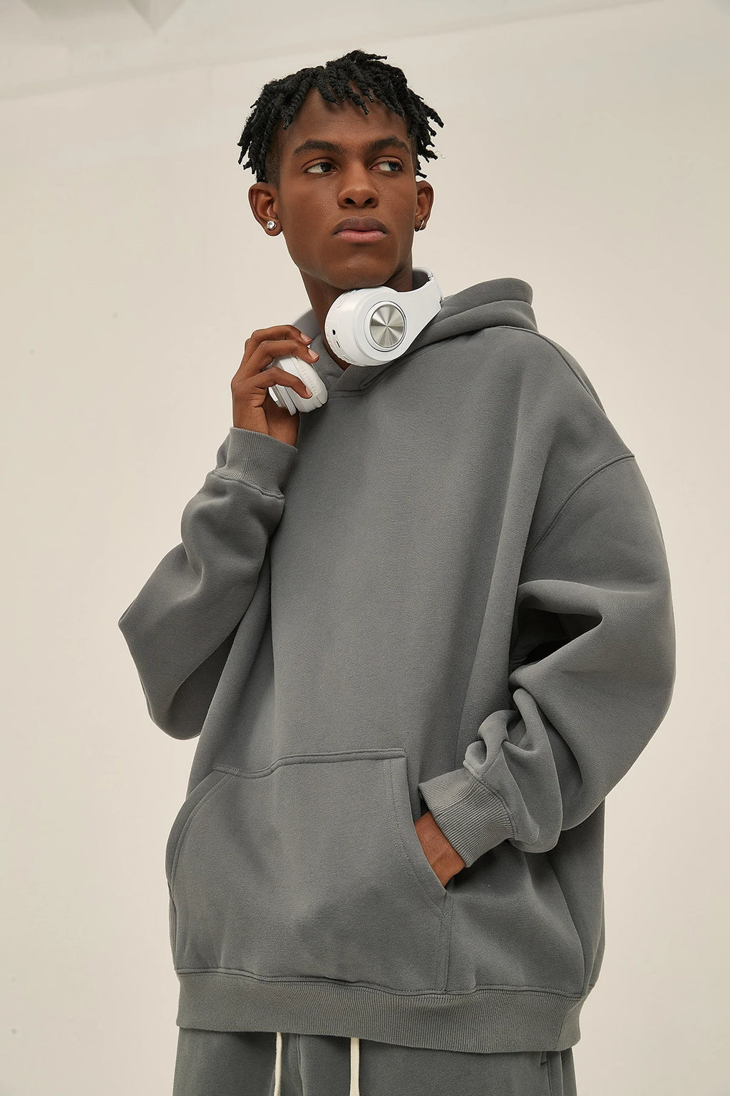 Loose fleece sweater