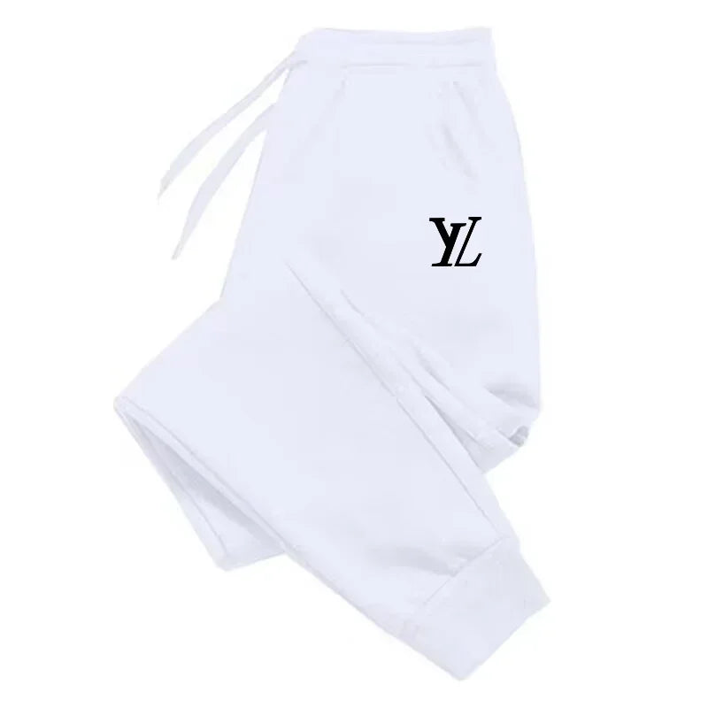 2026 Herren Jogginghose mit Aufdruck Modischer Trend Vielseitige Weiche Hochwertige Streetwear Hose mit Elastischem Bund Freizeithose S-3XL