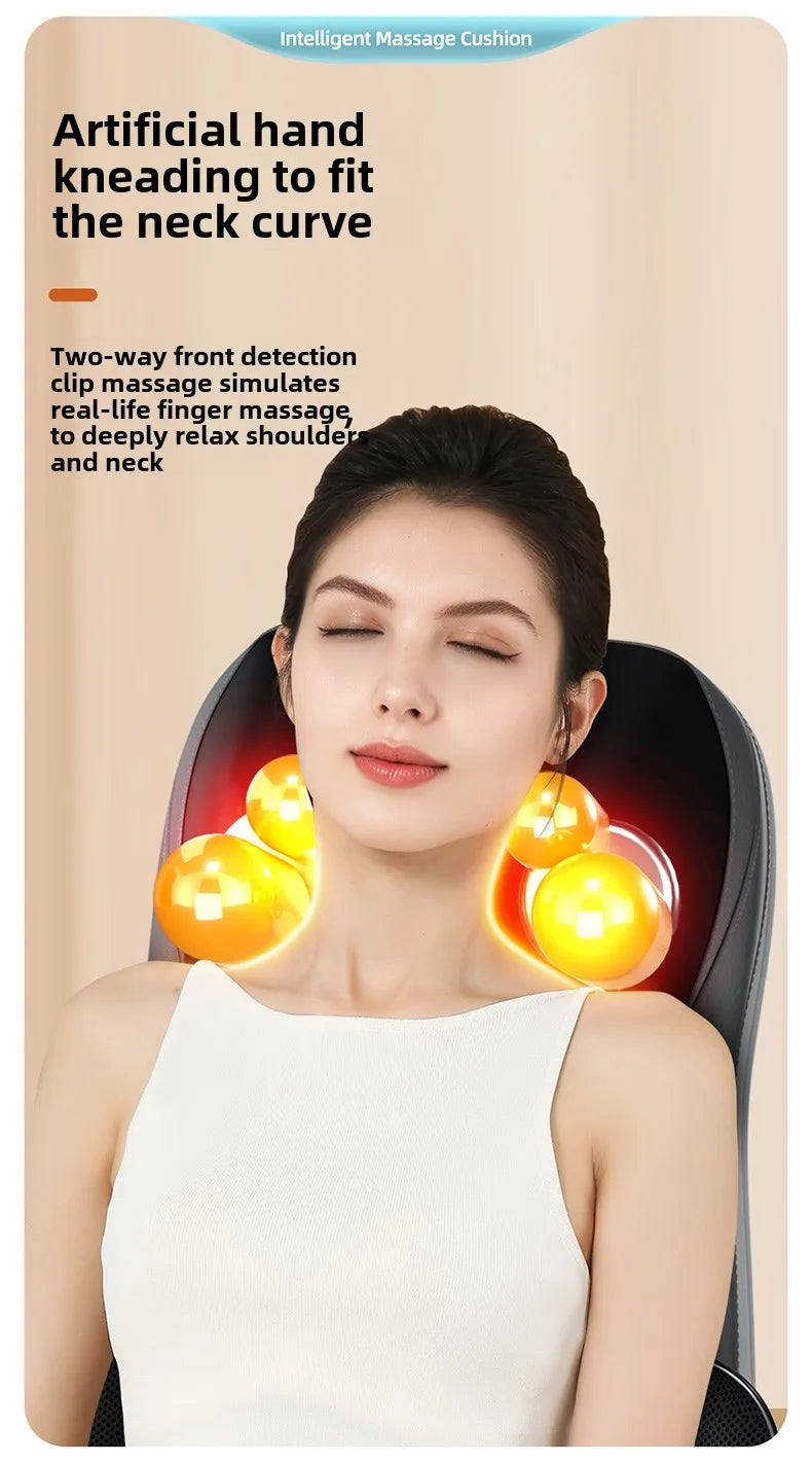 Massager Automatic kneading full body Shoulder Cervical Spine Waist Back Cushion Home Massager