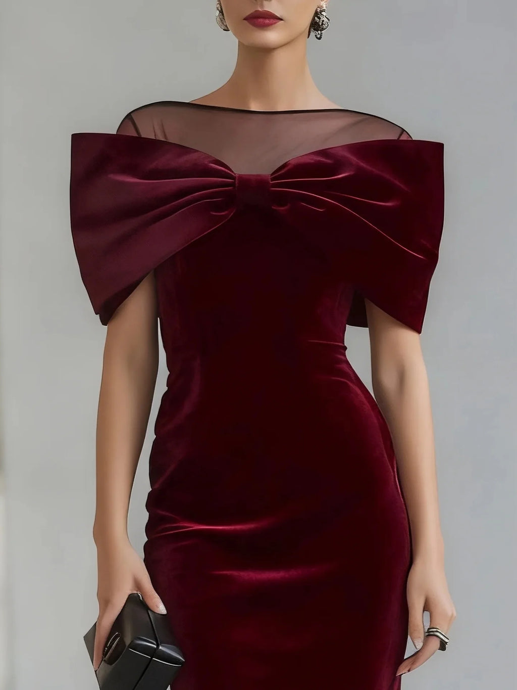 Modisches Spitzenkleid mit Einschulter-Design aus Goldvelours für Damen, Sommerliches Schlankes Elegantes Hüftbedeckendes Schlitz-Kleid