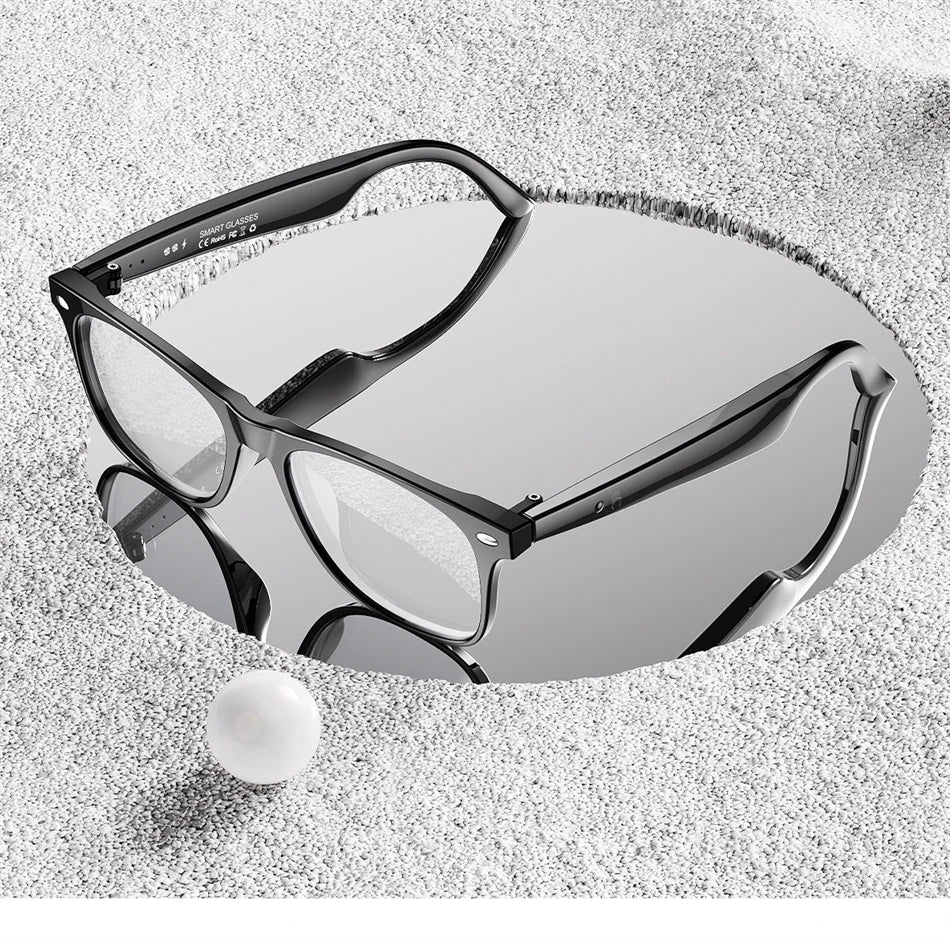 AI Intelligent Translation Glasses 163 Online Language AI Automatic Dialogue Translation Bluetooth Translation Glasses Men Women
