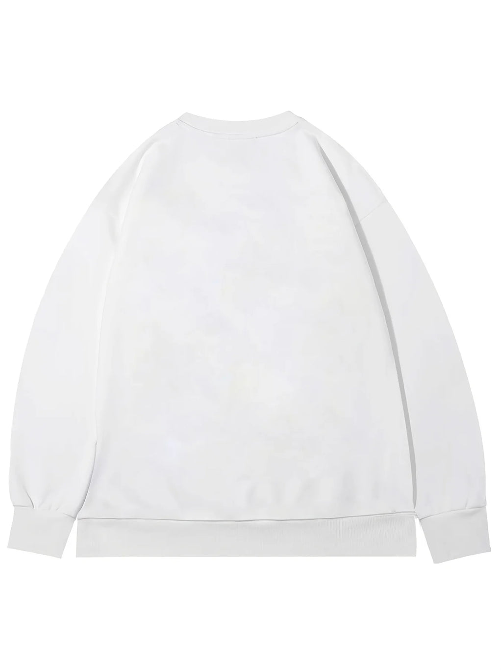 Men's autumn and winter fashionable casual loose Brooklyn letter pattern printed long sleeved round neck sweatshirt