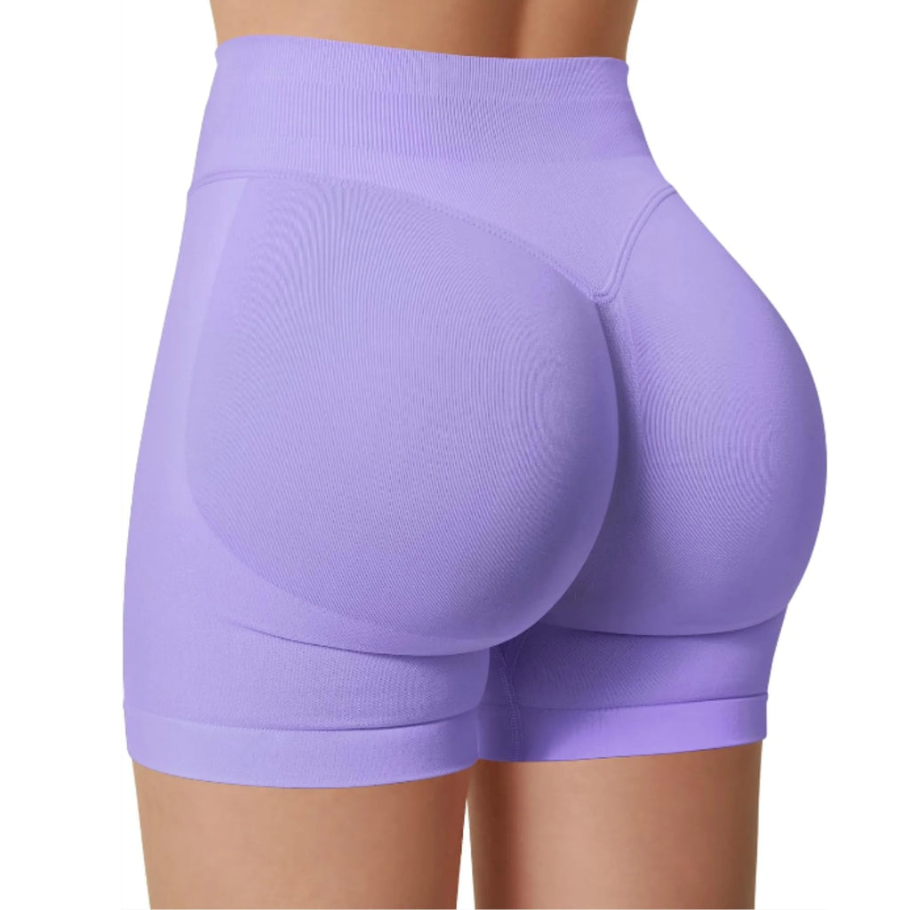 Sommer-Yoga-Shorts mit hoher Taille, modische und sexy Lauf-Fitness-Hosen, einfarbige Yoga-Leggings