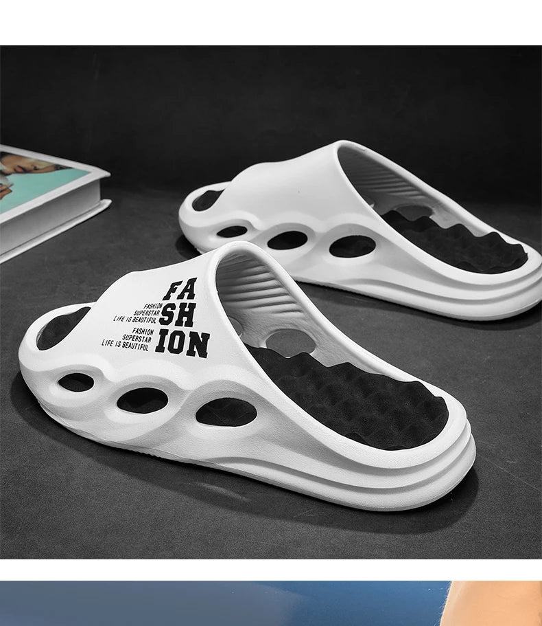 Männer Mode Massage Hausschuhe Indoor/Outdoor Sandalen Strand Flip Flop Dicke Sohle Männliche Rutschen Sommer Nicht-Slip Männer Dusche hausschuhe