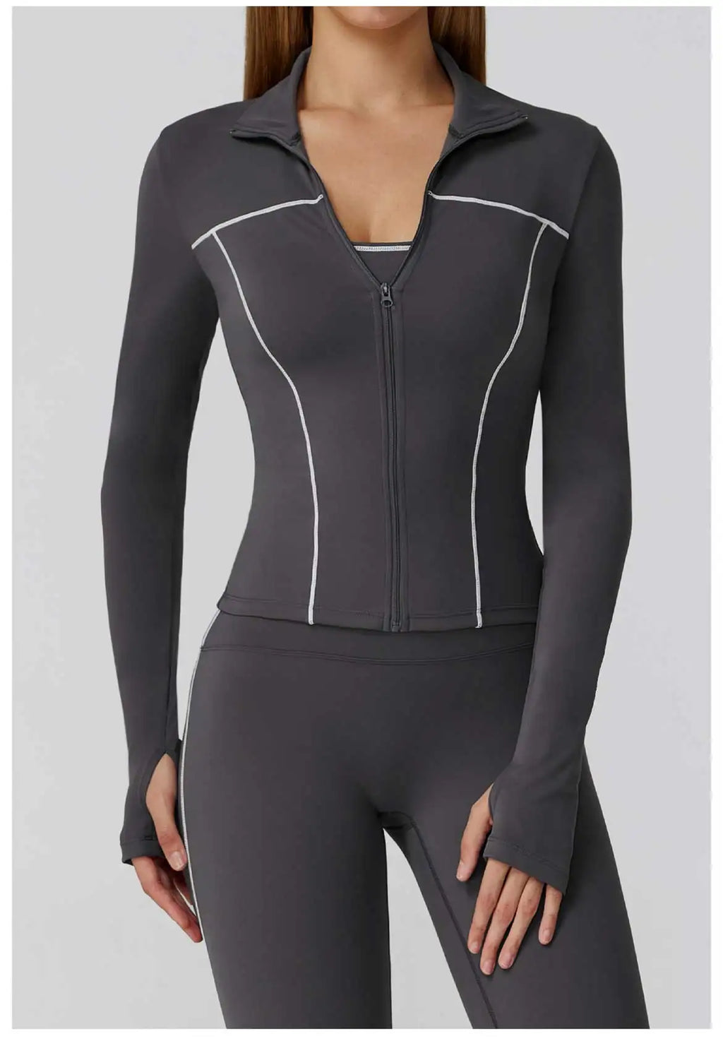 Yoga Kleidung Frauen Sport Jacke Laufen Langarm Shirt Sport Jacken Top Workout Mantel Gym Training Kleidung Workout Yoga Top