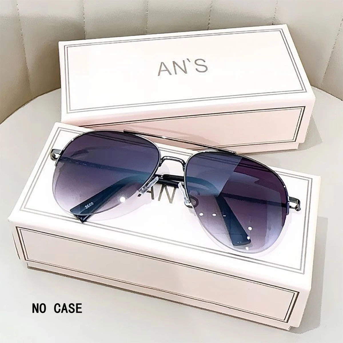 1pc Aviator Mode Große Gesicht Fahren Reiten Stilvolle Trendy Persönlichkeit Sonnenbrille Für Männer