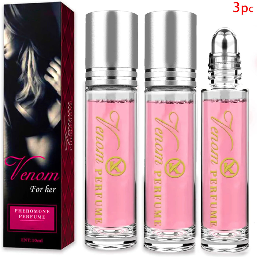 Rollerball-Parfüm für Damen, Damen Köln, – 3 Stück – tragbares Reiseparfüm, langanhaltende Frische, – 0,34 FL OZ/10 ML