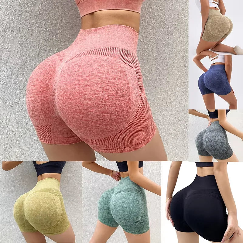1/2PCS Frauen Neue Radfahren Jogging Fitness Hohe Taille Push-Up Gym Shorts Leggings Frauen Yoga Kleidung Frauen shorts Sport Für