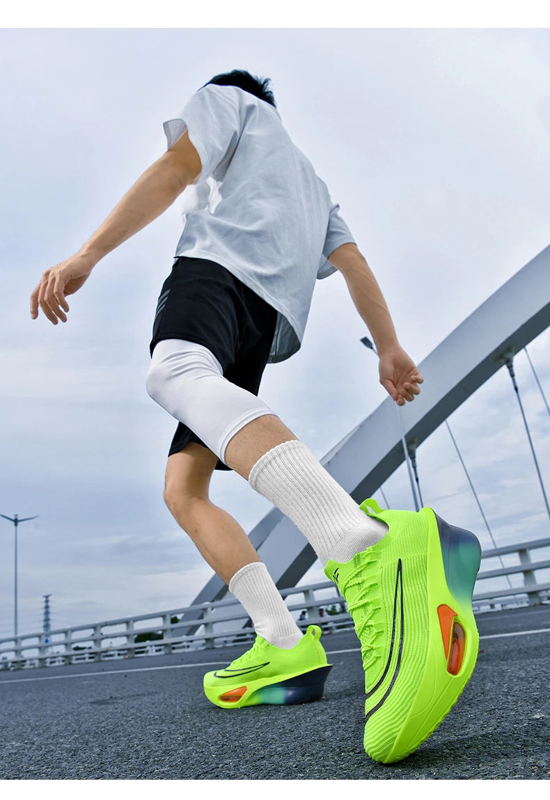 Luftpolster-Laufschuhe, Marathon-Spezialität, Herren, Sport, atmungsaktiv, leicht, Damen, bequem, sportlich, rutschfest