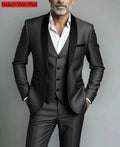 Männer Formale Slim Fit Smoking Prom Anzug Männlichen Bräutigam Hochzeit Blazer Hohe Qualität Trauzeuge Luxus Kleid Business Bankett Party Anzug