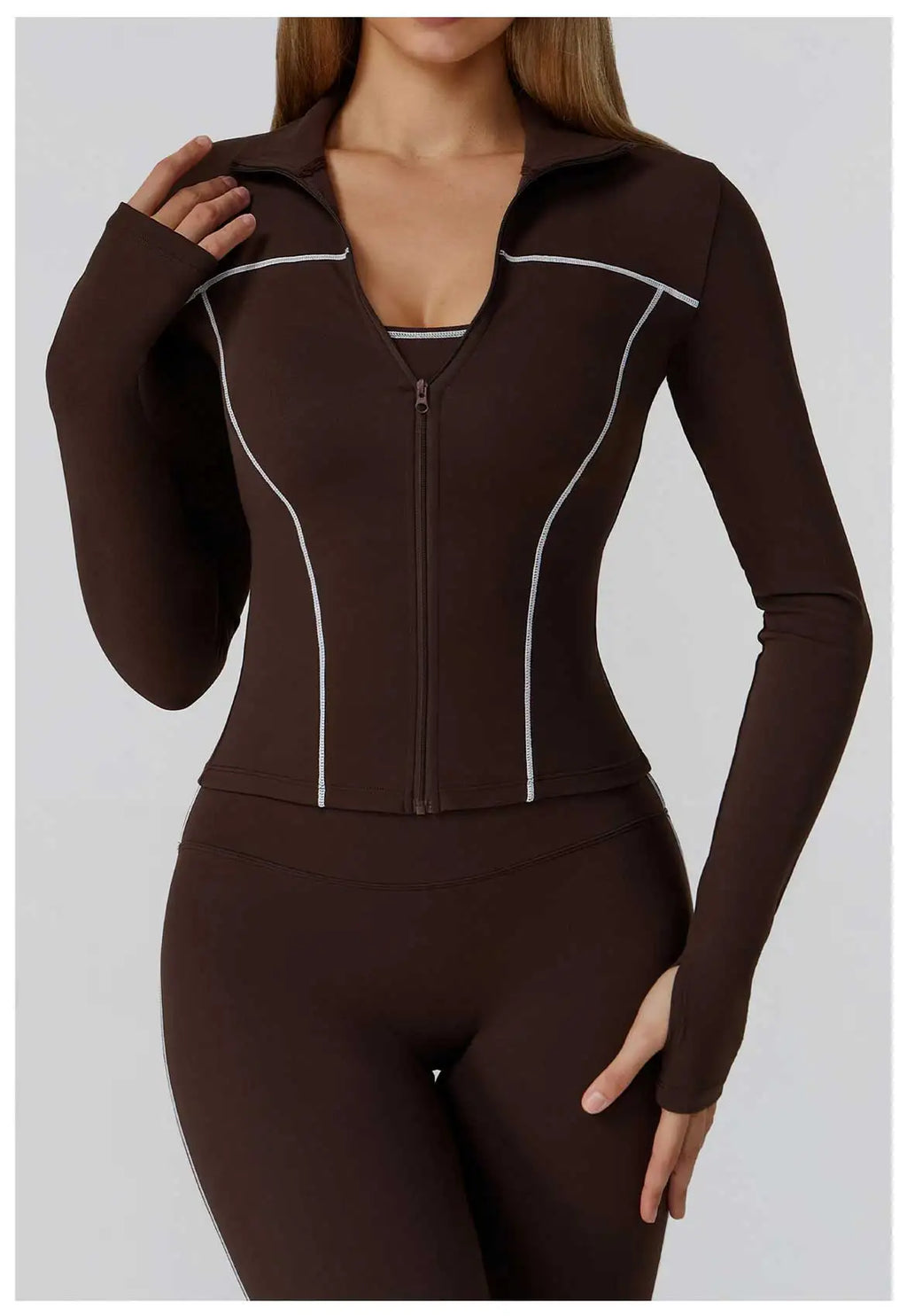 Yoga Kleidung Frauen Sport Jacke Laufen Langarm Shirt Sport Jacken Top Workout Mantel Gym Training Kleidung Workout Yoga Top