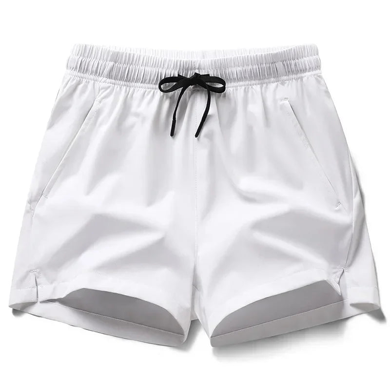 Gym Shorts Herren Sport Jogginghose Taschen Gym Casual Shorts Basic Leichte Hosen Laufen Jogging Strand Shorts Männer Bademode